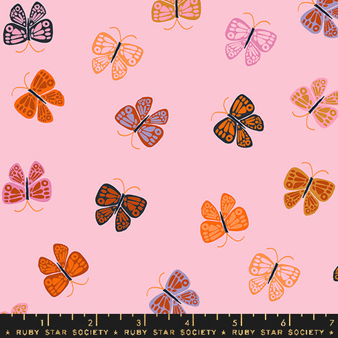 Ooh Lucky Lucky Butterflies in Posy RS4115 11 - Ruby Star Society Sold by the Half Yard